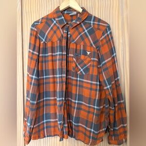 Orange Plaid Colunmbia Women’s Shirt
